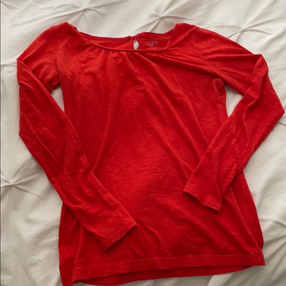 red long sleeve tee - Picture 3 of 3